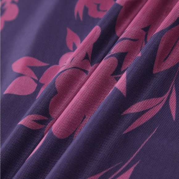 Mesh Floral Maxi Dress - Picture 3 of 3